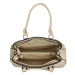 Beagles Béžová zdobená kabelka přes  rameno "Glamour"