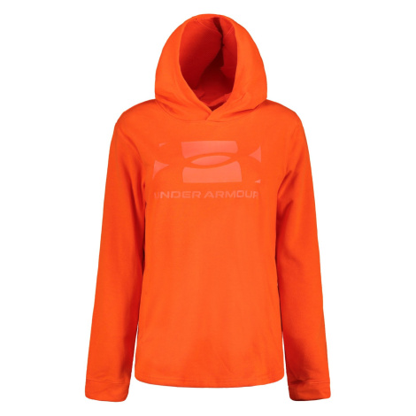 Under Armour Mikina UA RIVAL TERRY HOODIE-ORG - Kluci