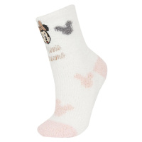 DEFACTO Girls Disney Mickey & Minnie Cotton Towel Socks