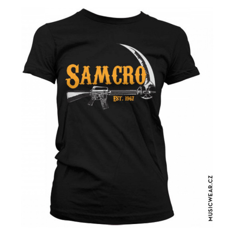 Sons of Anarchy tričko, SAMCRO Est. 1967, dámské HYBRIS