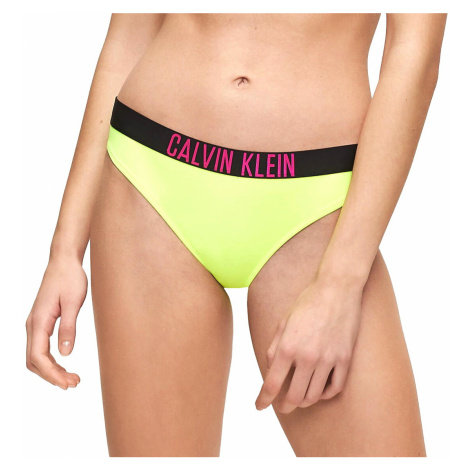 Dámské plavky Calvin Klein KW01050 CLASSIC BIKINI neon zelená | zelená