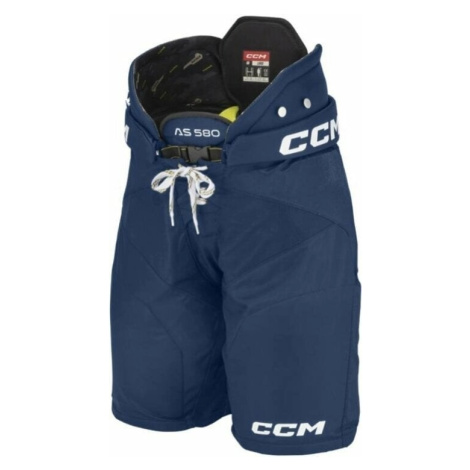 CCM Tacks AS 580 JR Navy Hokejové kalhoty