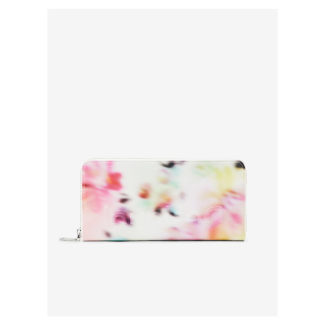 Bílá dámská květovaná peněženka Desigual Acidulé Fiona