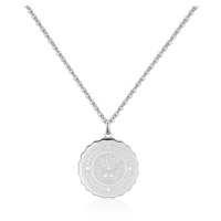 S`Agapõ Ocelový náhrdelník Protect Coin SKY03