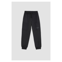 DEFACTO Boy Printed Elastic Waist Leg Thick Pocket Jogger Sweatpants