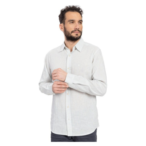 Bushman Pánská lněná košile Salwin, modrá