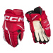 Rukavice CCM Tacks XF Pro SR, Senior, 13", červená-bílá