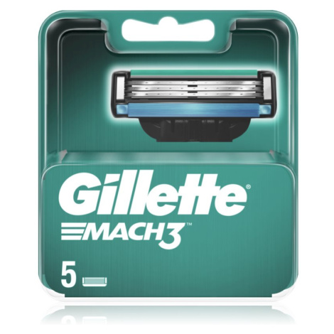 Gillette Mach3 náhradní břity 5 ks