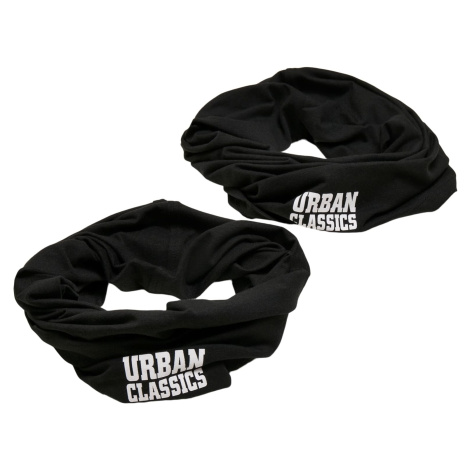 Logo Tube Scarf 2-Pack černá Urban Classics