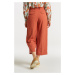 KALHOTY GANT WIDE CROPPED BELTED PANTS oranžová