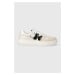 Kožené sneakers boty Calvin Klein Jeans CHUNKY CUPSOLE LTH NBS DC bílá barva, YM0YM00897