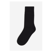 H & M - Ponožky z jemného úpletu - černá