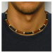 Daniel Dawson Pánský korálkový náhrdelník Stuart NH109 Barevná/více barev 46 cm