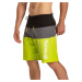 Meatfly pánské plavky Mitch Boardshorts 21" Lime Stripes | Černá