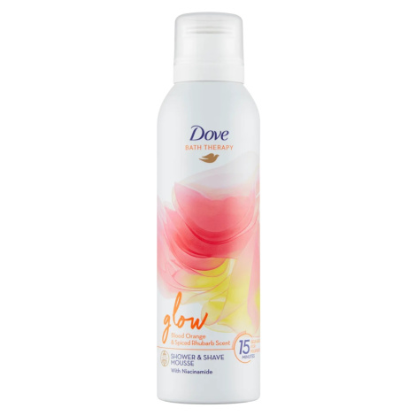 Dove Sprchová a holicí pěna Glow (Shower & Shave Mousse) 200 ml