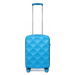 KONO ultralehký skořepinový kufr - ABS/polykarbonát - modrá - 34L
