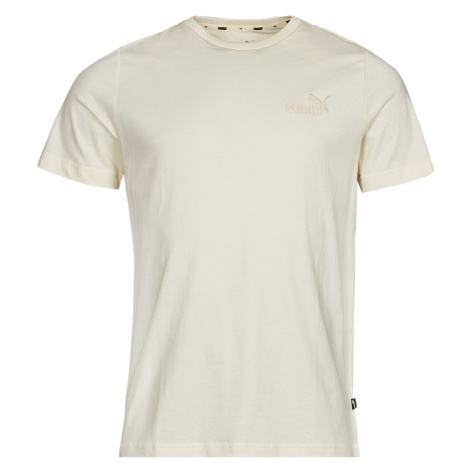 Puma ESS+ EMBROIDERY LOGO TEE Béžová