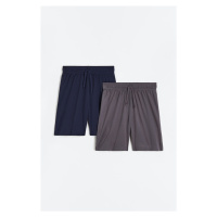 H & M - Sportovní šortky z materiálu DryMove™ 2 páry - modrá