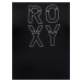 Roxy černé jednodílné plavky s logem