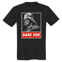 Star Wars Dark Side Alarm Tričko černá