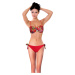 Tropico bardot dámské plavky s výztuží červená