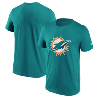 Fanatics Miami Dolphins Logo Tričko cyan