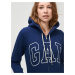 Mikina GAP Logo easy hoodie Tmavě modrá