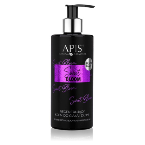 Apis Natural Cosmetics Sweet Bloom regenerační krém na ruce a tělo 300 ml