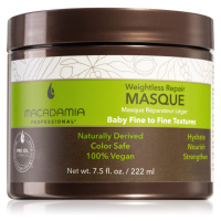 Macadamia Natural Oil Weightless Repair obnovující maska pro všechny typy vlasů 222 ml