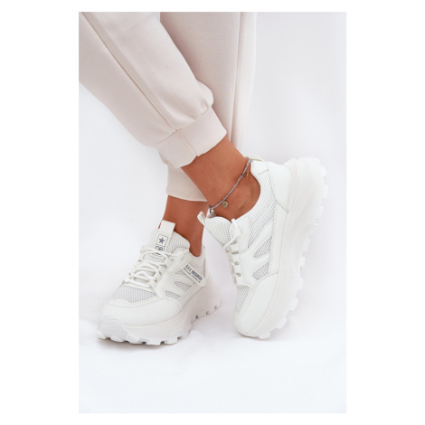 EVENTO Dámské Sportovní Boty Sneakers Na Tlusté Podešvi Bílé Prononice