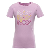 NAX VILLAGO Dětské bavlněné triko, růžová, velikost