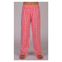 Dětské pyžamové kalhoty Vienetta Secret Tereza | červená