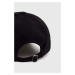 Bavlněná baseballová čepice Guess Originals černá barva, s aplikací