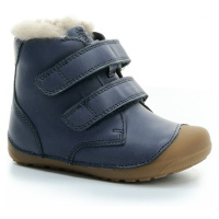 Bundgaard dětské zimní boty Petit Mid Lamb II BG303258DG tmavě modrá