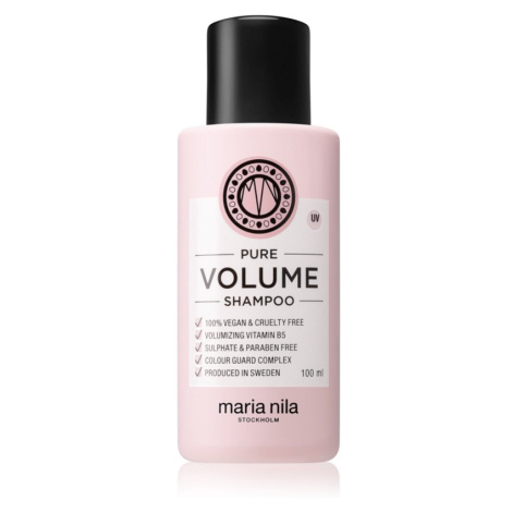 Maria Nila Pure Volume šampon pro objem jemných vlasů bez sulfátů 100 ml