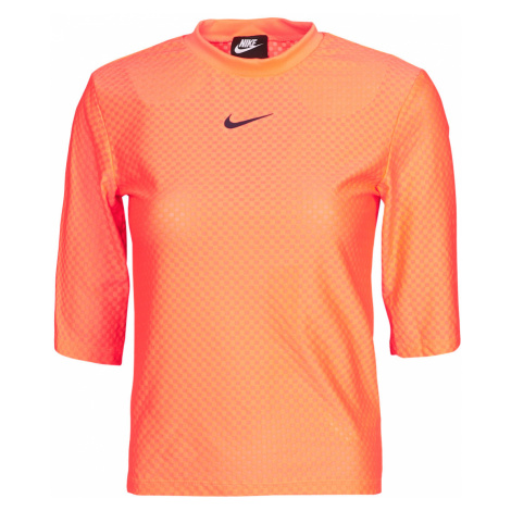 Nike NSICN CLSH TOP SS MESH Oranžová