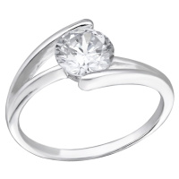 Stříbrný zásnubní prsten double ring