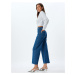 Koton Crop Jeans Regular Waist Buttoned Pocket - Culotte Jeans