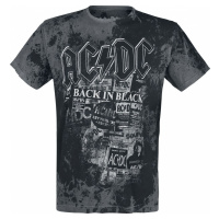 AC/DC Back in Black Tričko šedá/cerná