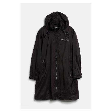 Kabát karl lagerfeld packable raincoat black