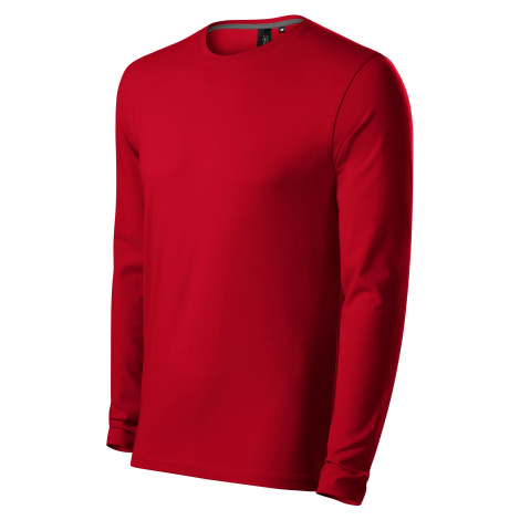 Přiléhavé pánské tričko s dlouhým rukávem, formula red