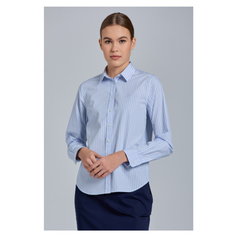 KOŠILE GANT REG BROADCLOTH STRIPED SHIRT modrá