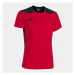 Joma Championship VI Short Sleeve T-Shirt Red Black