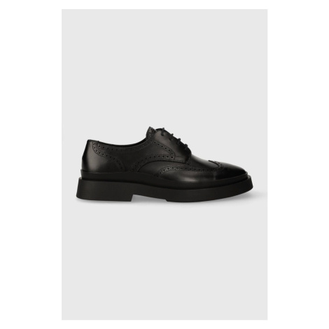 Kožené polobotky Vagabond Shoemakers MIKE pánské, černá barva, 5663.001.20