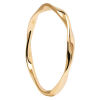 PDPAOLA Minimalistický pozlacený prsten SPIRAL Gold AN01-804