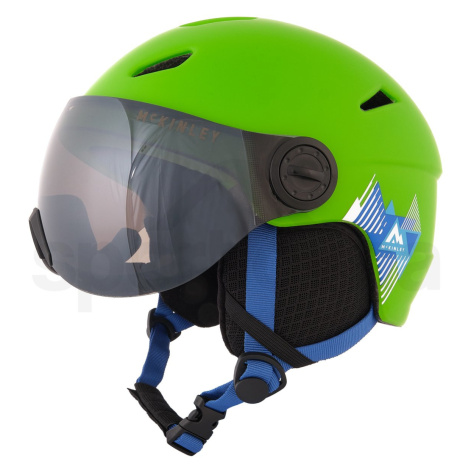 Lyžařská helma McKinley Ski Pulse Revo Visier Jr - zelená 55 cm