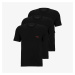 Hugo Boss Crew Neck Cotton T-Shirt 3-Pack Black