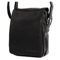 Sendi Design Pánská kožená taška přes rameno PAULO černá
