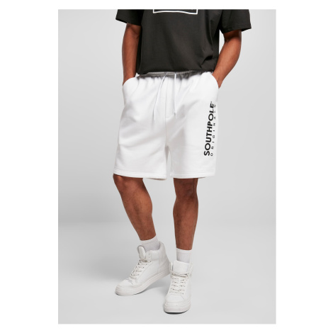 Southpole Basic Sweat Shorts bílé