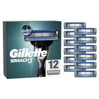 Gillette Mach3 Náhradní hlavice pro muže 12 ks
